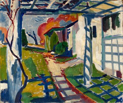 カリフォルニア州グレープ アーバー 1915年。 作： H Lyman Sayen