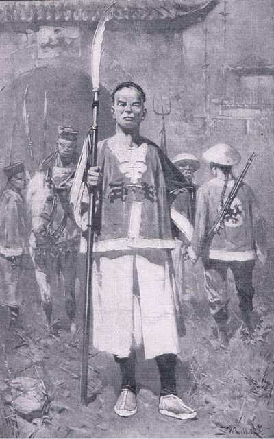 A Boxer（リトグラフ 作： H. M. Koekkoch