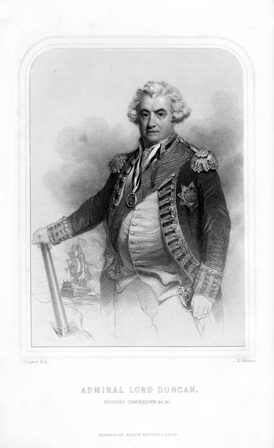 アダムダンカン、キャンパーダウンの子爵ダンカン、スコットランド海軍士官、1870年。 作： H. Robinson