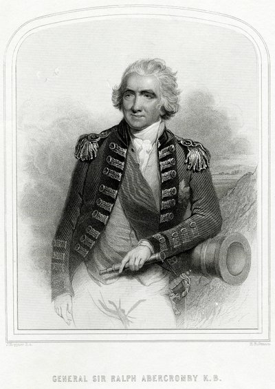 ラルフアバクロンビー1734-1801、スコットランドの兵士 作： H. Robinson