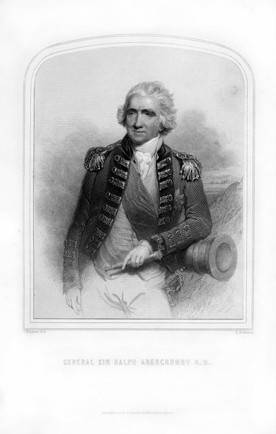 ラルフアバクロンビー卿、1870年イギリス少将。 作： H. Robinson