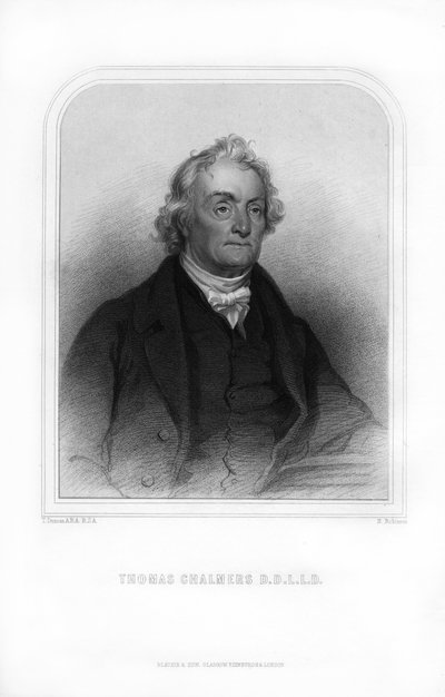 トーマスチャーマーズ、スコットランドの神、1870年。 作： H. Robinson