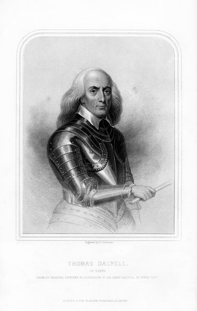 Thomas Dalziel、スコットランドの将軍、1870年。 作： H. Robinson