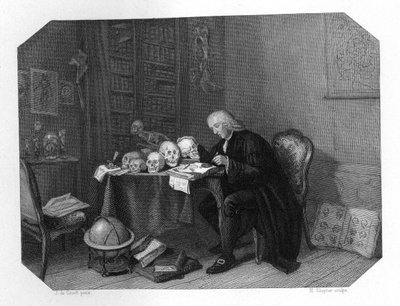 ペトルスキャンパー、オランダの解剖学者、人類学者、博物学者、c1870 作： H. Sluyter