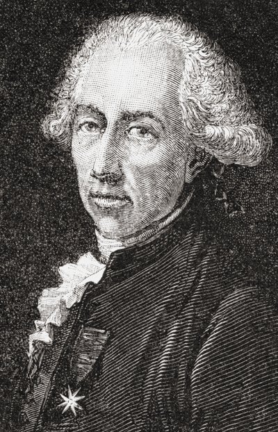 ルネブラン（1811-82）の「革命フランチャイズの歴史」からパンネメーカーリグニーによって彫刻されたフランチェイスアレクサンドルフレデリック、ルシュフォーコールドリアンクール公 作： H. de la Charlerie