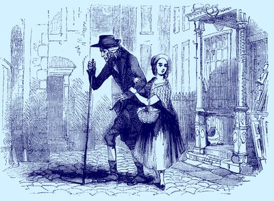 チャールズ・ディケンズの「The Old Curiosity Shop」。 作： Hablot Knight Browne