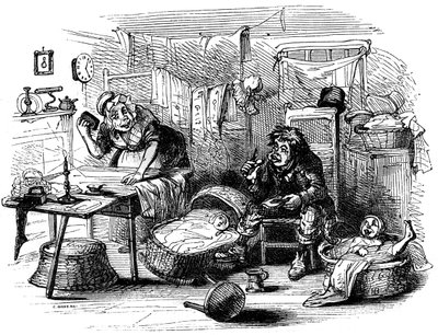 チャールズ・ディケンズの「The Old Curiosity Shop」。 作： Hablot Knight Browne