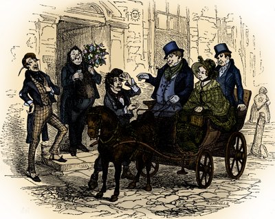 チャールズ・ディケンズの「The Old Curiosity Shop」。 作： Hablot Knight Browne