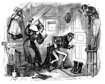チャールズ・ディケンズの「The Old Curiosity Shop」。 作： Hablot Knight Browne