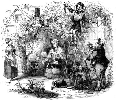 チャールズ・ディケンズの「The Old Curiosity Shop」。 作： Hablot Knight Browne