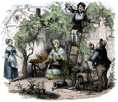 チャールズ・ディケンズの「The Old Curiosity Shop」。 作： Hablot Knight Browne