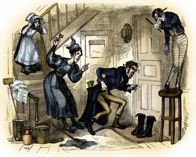 チャールズ・ディケンズの「The Old Curiosity Shop」。 作： Hablot Knight Browne