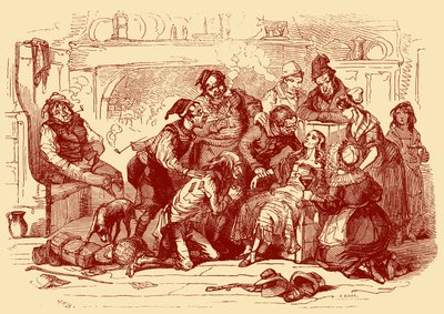 チャールズ・ディケンズの「The Old Curiosity Shop」。 作： Hablot Knight Browne