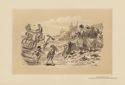 海辺のスケッチ、その2、脚にとても良い（エングレーヴィング） 作： Hablot Knight (1815 92) Browne