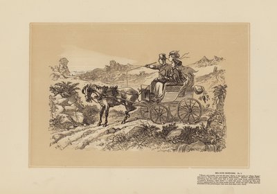 海辺のスケッチ 第7番 絵になること（エングレーヴィング） 作： Hablot Knight (1815 92) Browne