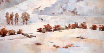 柳 I 2011年頃（キャンバスに油彩） 作： Hadley Rampton