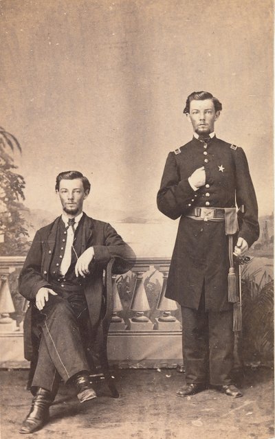 1865 年 7 月 27 日、アロンゾ H. ステレット、後期副官、第 40 歩兵連隊。 作： Hall and Company