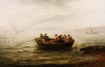 Going to Church by Way of the Lock（油彩・キャンバス） 作： Hamilton Macallum