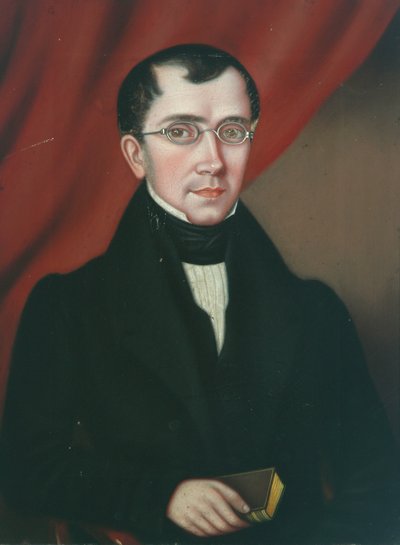 クリフホールのジョンバターフィールド、1835年 作： Hannah Maria Hudson