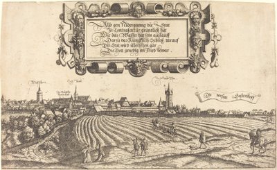西側から見たニュルンベルク[右側] 作： Hanns Lautensack