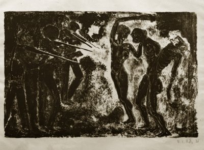 1919年からの死のダンス：正義の裁判所-処刑 作： Hanns Ludwig Katz