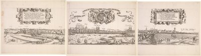 ニュルンベルクのパノラマビュー、1552年。 作： Hanns Sebald Lautensack