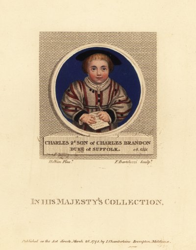 3代サフォーク公チャールズ・ブランドン 作： Hans (after) Holbein the Younger