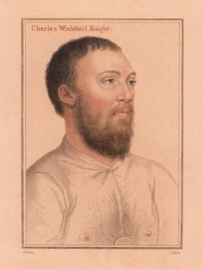 Charles Wingfield Kimboltonin linnasta, 1812 (kaiverrus) 作： Hans (after) Holbein the Younger