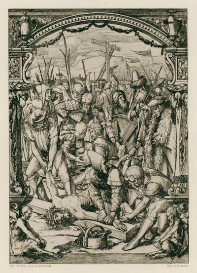 十字架につけられたイエス・キリスト（彫刻） 作： Hans (after) Holbein the Younger