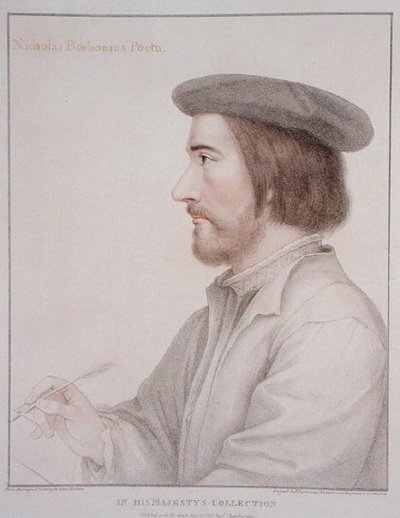 ニコラス・ボルボニウス（1503-50）フランチェスコ・バルトロッツィ（1727-1815）1793年（彫刻）による刻印 作： Hans (after) Holbein the Younger
