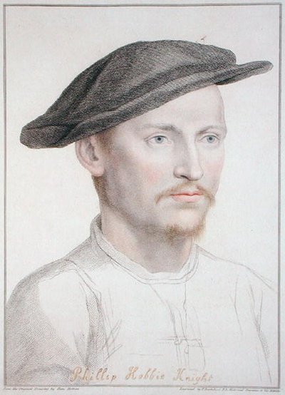 フィリップ・ホビー、フランチェスコ・バルトロッツィ（1727-1815）1796年（エングレービング） 作： Hans (after) Holbein the Younger
