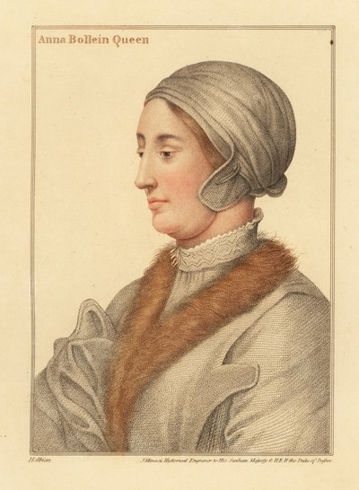 Kuningatar Anne Boleyn, kuningas Henrik VIII:n toinen vaimo 作： Hans (after) Holbein the Younger