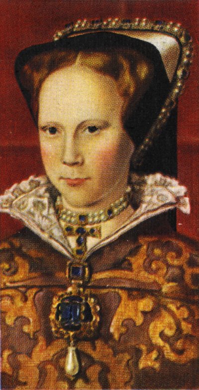 クイーン・メアリー1世（プリント） 作： Hans (after) Holbein the Younger
