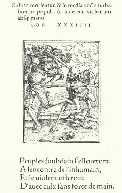 武装した騎士」（彫刻 作： Hans (after) Holbein the Younger