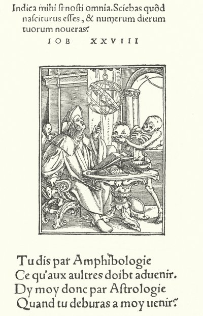占星術師（彫刻 作： Hans (after) Holbein the Younger
