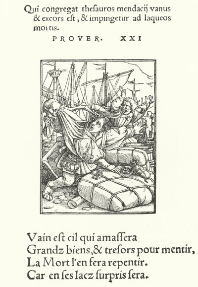 ザ・マーチャント（彫刻 作： Hans (after) Holbein the Younger