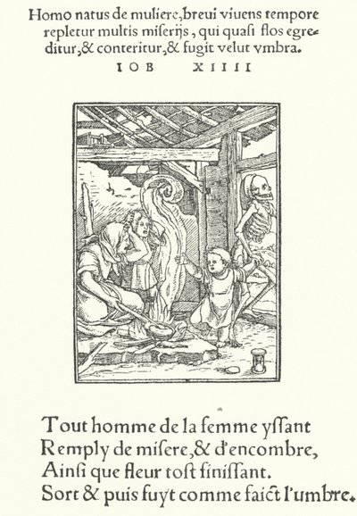 母と子」（彫刻 作： Hans (after) Holbein the Younger