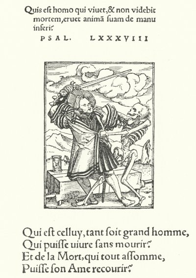 貴族の騎士」（エングレービング 作： Hans (after) Holbein the Younger