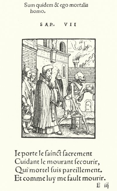 The Priest (Engraving) 作： Hans (after) Holbein the Younger