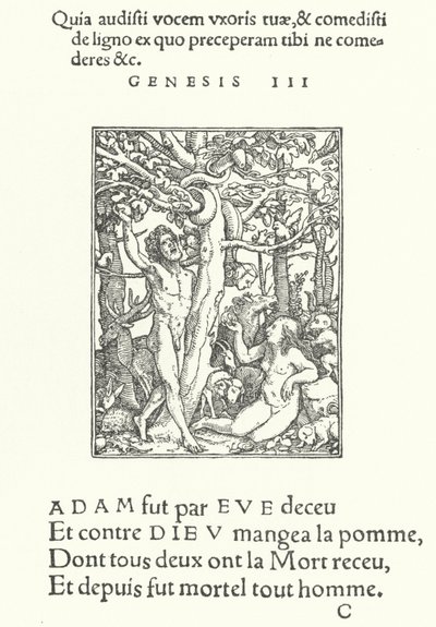 The Temptation (彫刻) 作： Hans (after) Holbein the Younger