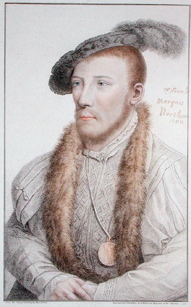 ウィリアム・パー（1513-71）ノーサンプトン侯爵、フランチェスコ・バルトロッツィ1796年（エングレービング） 作： Hans (after) Holbein the Younger