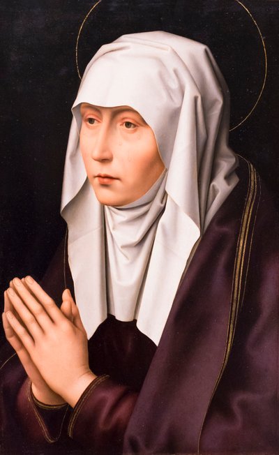 悲しみの聖母 作： Hans (after) Memling