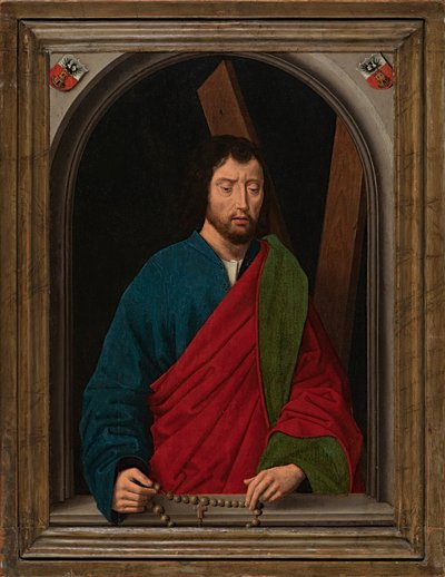 Santo André, c.1491-1519 (óleo sobre painel) 作： Hans (after) Memling