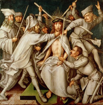 ドミニカン教会の祭壇画より鞭打ち 作： Hans (and workshop) Holbein the Elder