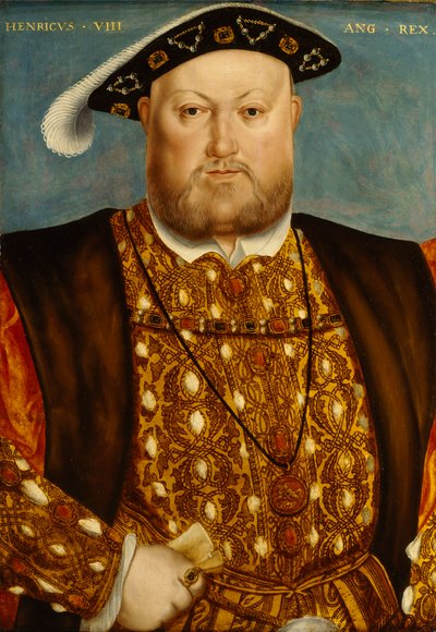 ヘンリー8世（油彩・パネル） 作： Hans (studio of) Holbein The Younger