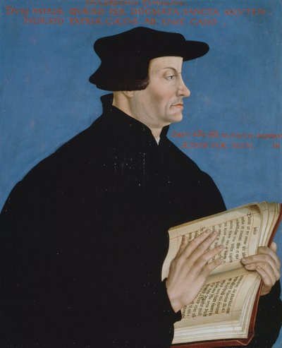 ヒュルドリッチ・ツヴィングリ（1848-1531）の肖像 作： Hans Asper