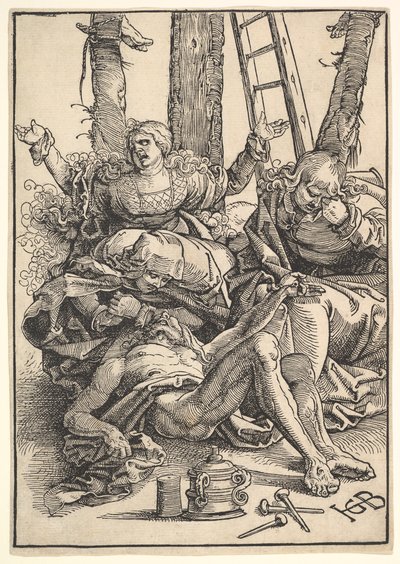 キリストの嘆き、1510年。 作： Hans Baldung
