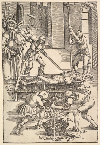 聖ローレンスの殉教、ca。 1505。 作： Hans Baldung
