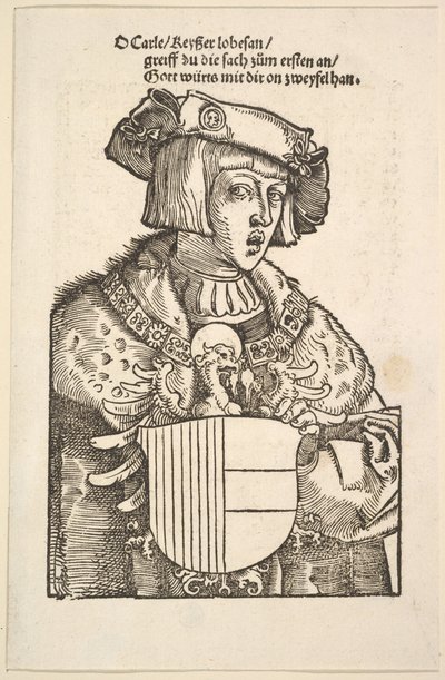 チャールズVの肖像 作： Hans Baldung
