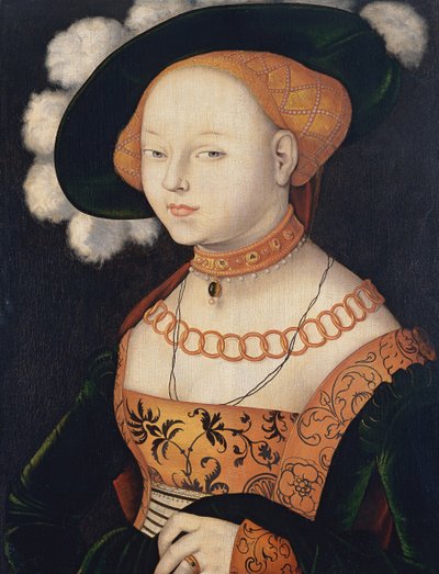 女性の肖像、1530年頃 作： Hans Baldung